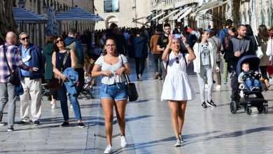 SUNNY PHOTO GALLERY Collecting the Last Rays of the Sun on Stradun 1 stradun stroll 12 1
