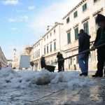 The Beauty of the City Under a White Blanket 5 snow dubrovnik 4