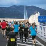 Pelješac Bridge: A Running Spectacle at Sunset 1 Race Peljesac Bridge 1