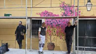 A neglected corner in Cavtat has just had a colourful new makeover 9 cavtat mural 1
