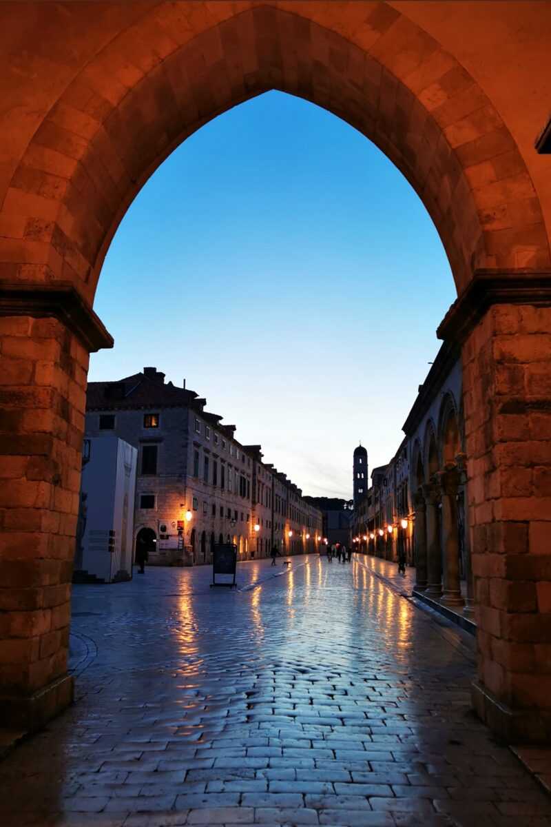 stradun sunset